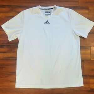 Adidas Men's White Athletic T-Shirt